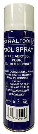 Astralpool - Colle pour Feutre Pool Spray pour Piscine - 500ML.