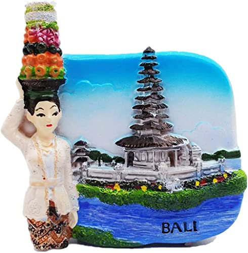 Bali Island Indonesien Bali Indonesien Magnet Kühlschrank Kühlschrank Magnet Dekoration Aufkleber Souvenir Harz Handwerk Küche Whiteboard