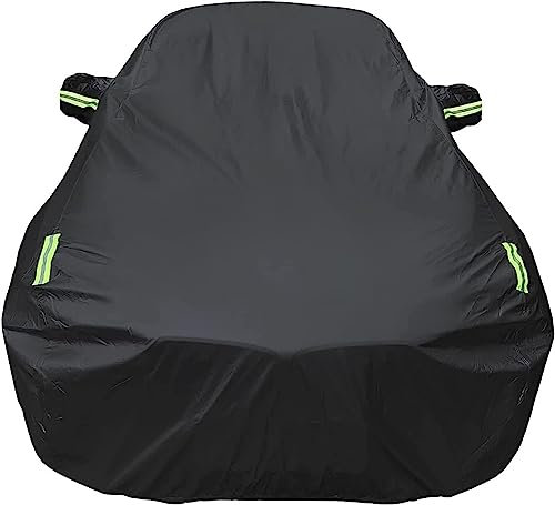 HEAU Vollgarage Abdeckung für BMW B3 (E46) Cabrio/Coupe 1999-2006, Sonnenschutz Auto Abdeckplane, Wasserdicht Autohülle, UV Regen Schnee Frostschutz Hagelschutzplane,Black