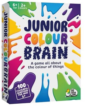 Junior Colourbrain Board Game: Ultimate Game for Families Fun for Kids and Adults Multicoloured, Fun Board Game for Families (Smaller box)