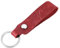simarro Echtes Leder Auto Schlüsselanhänger, Universal Schlüsselanhänger Anti-Verlust Auto-Schlüsselanhänger mit Schlüsselanhänger Home Key Ring Strap Halter Lanyard für Frauen Männer (Rot)