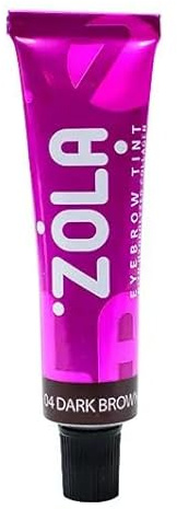 Augenbrauenfarbe Zola 04 Dark brown, 15ml | Augenbrauenfarbe 15 ml im Farbton Dark Brown
