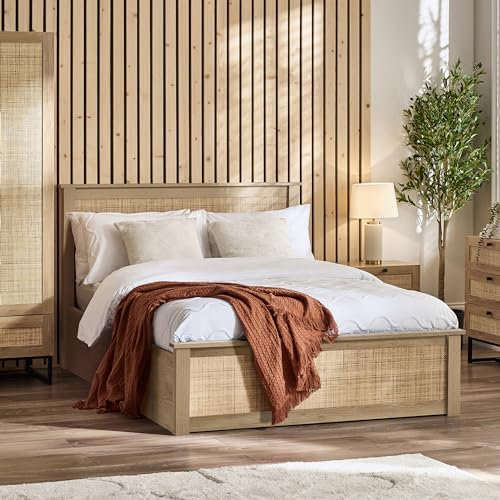 Julian Bowen Padstow Ottoman 135Cm Double Bed - Oak