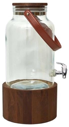 COOK CONCEPT, KA5854, Fontaine à Boisson en Verre Transparent avec infuseur 55L, idéale pour Cocktails, bières et jus, Parfaite pour Vos événements - 307 x 24 x 175 cm