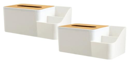 Alipis Taschentuchbox- Würfel Büro-Organizer Für Den Schreibtisch Aufbewahrungsbehälter Taschentuchspender Aus Kunststoff Kleiner Aufbewahrungskoffer