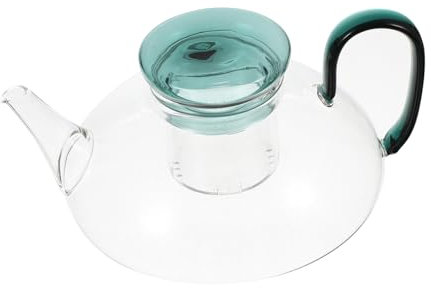 KICHOUSE Eleganter Kaffeekessel Aus Glas Für Tee Kaffee Leicht Robust Für Küche Und Büro