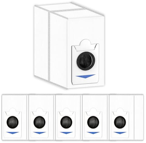 (6 Pièces) T30s Combo Sacs à Poussière de Remplacement Pour Compatibles Avec L'aspirateur ECOVACS DEEBOT T30S Combo/ T30S/ X2 Combo, Sacs D'aspirateur, Kit D'accessoires