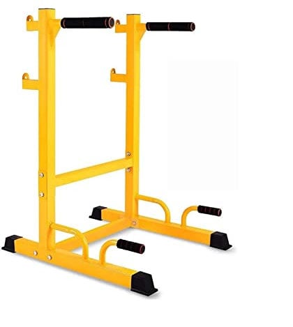 PUFAHAU Große Hantelständer für das Krafttraining, Kniebeugenständer, Langhantel-Bankdrücken-Gewichtheberständer, Dip-Station, Dip-Ständer, Pull-Up-Bar, Fitness-Übung