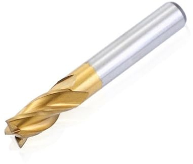 1 Stück 1,5–10 mm Titanbeschichteter HSS-Vierflöten-Spiralbohrer HRC63 CNC-Bohrer Schaftfräser for Holz- und Stahlschneiden(2.5mm)