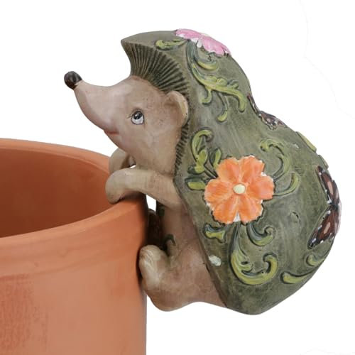 AB Tools Hedgehog Plant Pot Hanger Garden Home Yard Ornament Statue Vase Hugger