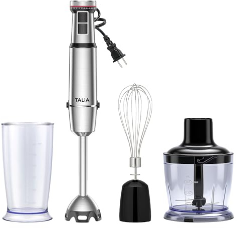 TALIA Hand Blenders 4 in 1 Immersion Blender