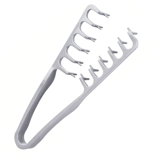 2-in-1 Textur-Kamm: Volumierender Kamm mit breiten & feinen Zinken – Anti-Frizz Fluffy Styling-Tool für Männer & Frauen, tragbares und leichtes Design, geeignet für alle Haartypen (1 Stück)