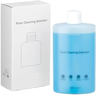 Concentrated Robot Mop Cleaning Solution, Compatible With Roborock S8 S7 Q Revo Series, Streak-Free Formula For Hardwood & Tile Floors, 1L Bottle