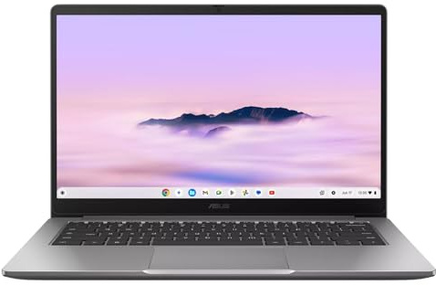ASUS Chromebook Plus CX 14 Touchscreen Laptop, Processore Intel Core 3, FHD 1920x1080, 8 GB di RAM, 256 GB di archiviazione, Chrome OS, CX1405CTA-IS386PT