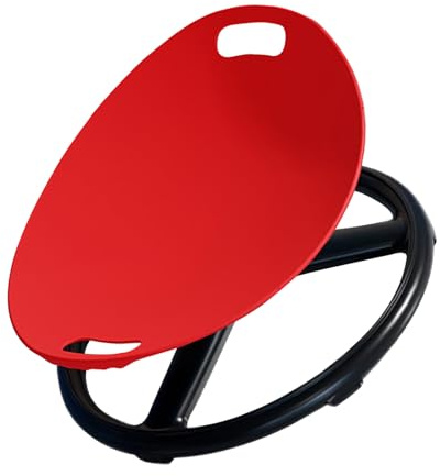 FOLODA Round Shape Spinner Seat Sensory Swivels Chair with Nonslip Base Sit and Swivels Calming Toy for Training Body Coordination Rotating Chair Stable Base Improves Coordination Focus