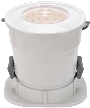 Fockety Sèche-linge Manuel, capacité de 3,17 Gallons, Sèche-linge Portable Non électrique avec Tuyau de Vidange de 4,9 Pieds, Essoreuse pour Appartements, Dortoirs, Camping-car, Voyage
