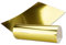 Gold Metall Spiegel Papier - 20er-Set - spiegelnd Gold - Rückseite Weiß - DIN A4 21,0 x 29,5 cm -Ideal zum Basteln und Selbstgestalten