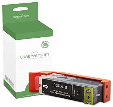 XL Druckerpatrone kompatibel zu Canon PGI-550PGBK Pigmentschwarz für Pixma IP7250 IP8750 IX6850 MG5550 MG6350 MG7550 MX725 MX925