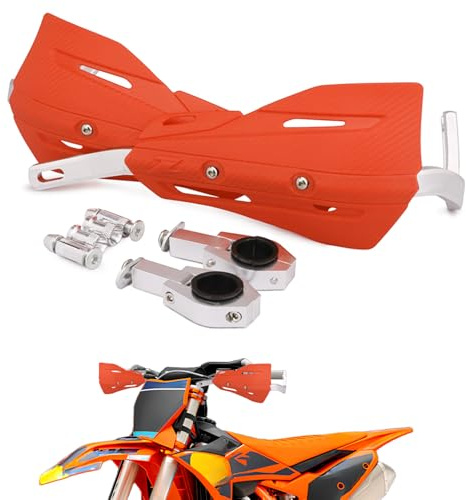 Dirt Bike Handschutz, Motorrad, 2,2 cm und 3,8 cm Handschutz, Aluminium, universell für Dirt Pit Bike MX Motocross Supermoto Racing ATV Quad Kayo