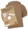 100x Vintage Kraftpapier DIN A5 410 g/m² natur-braunes Recycling-Papier Bastel-Karton Künstler-Karton Künstler-Pappe - UmWelt by GUSTAV NEUSER
