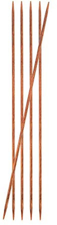 KnitPro 31021 Ginger Nadelspiel, Holz, natur/braun, 20cm, 2,5mm