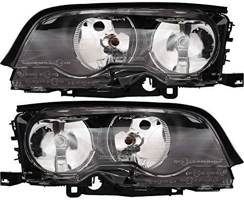 Halogen Scheinwerfer Set 3 E46 Coupe Cabrio Bj. 04/99-08/01 H7/H7 Motor