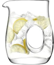 LSA International VO03 Void Krug, 800 ml, transparent, 1 Stück, mundgeblasenes und handgefertigtes Glas