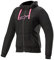 Alpinestars Motorradjacken Stella Chrome Sport Hoodie Black Fuchsia, BLACK/FUCHSIA, M