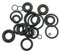 Cs 4mm Gummi-O-Ring O-Ring Öldichtringe, 40mm x 4mm 10pcs, 4mm
