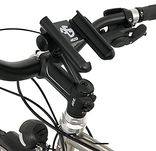 NC-17 Handy Halterung für Fahrrad | Handyhalter Motorrad | 360 Grad drehbar | Halter für Mobiltelefon iPhone, Samsung Div. | 4.7“ bis 6.8“ Zoll