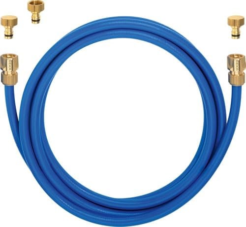 Geka Caravan Trinkwasserschlauch-Set, Blau/Gold