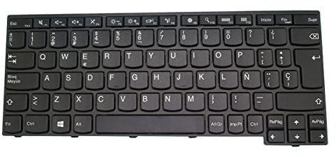 RTDPART Teclado de Ordenador portátil para Lenovo Thinkpad Yoga 11E 20D9 20DA 20E5 20E7 11E 20E6 20E8 20ED 20EE España SP 04X6309 SN20F22206 04X6231 SN20F21928