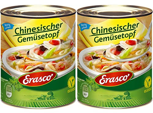Erasco Chinesischer Gemüsetopf mit viel leckerem Gemüse 800g 2er Pack