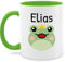 Tasse Tassen 325ml - Kinder - Mädchen - Süßer Frosch - 325 ml - Hellgrün - geschenke personalisierte junge name glühweintassen süße jungen frösche fanmug kindergarten kind froschmotiv