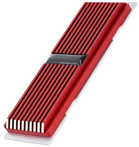 Dissipatore di Calore SSD M.2 2280, Dissipatore di Calore per Disco Rigido a Stato Solido in Lega di Alluminio NVMe, Silenzioso Antiscivolo, Regolabile in più Angolazioni, con