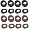 Lollanda 8 paia di tappi per le orecchie compatibili con Galaxy Buds Live SM-R180, in silicone, compatibili con Galaxy Buds Live, accessori per auricolari per SM-R180, adattatore per auricolari