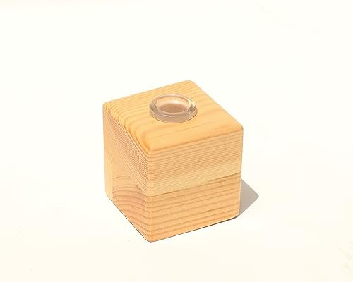 420 Trinkets Premium Slide Holder - Handmade Bowl Display Stand - 18mm 14mm 10mm (14mm, Pine)