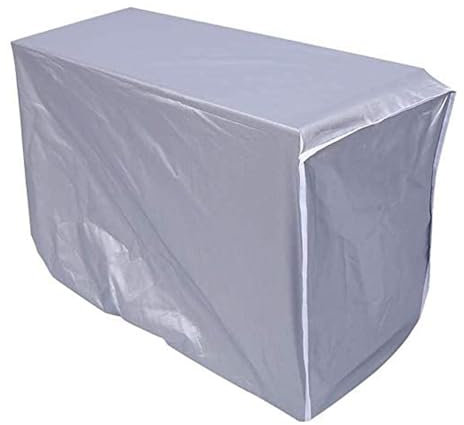 Funda de aire acondicionado de exterior impermeable protección solar a prueba de polvo a prueba de nieve (95 x 40 x 73 cm)