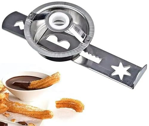 Spritzgebäckvorsatz aus Edelstahl,Fleischwolf mit Spritzgebäckvorsatz,Fleischwolf Zubehör für MUM4 und MUM5,Küchenmaschine Zubehör,Küchenmaschine Ersatzteile (1pcs,Innendurchmesser 8 cm)