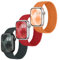 Raradev 3 Stück Geflochten Armband Kompatibel mit Apple Watch Armband 42mm 41mm 40mm 38mm, Elastisch Nylon Band Solo Loop Sport Armbänder für iWatch Series 10 9 8 7 6 5 4 3 2 1 SE, XS 125mm