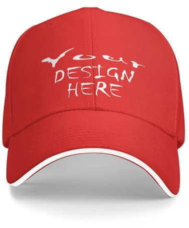 KYZMZC Custom Baseball Cap für Herren, personalisierbar, Personalisierte Baseballkappe, individueller Hut mit Ihrem Text