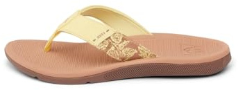 Reef Women's Santa Ana Flip-Flop, Pale Banana, 4 UK