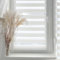Home-Vision® DuoRollo Klemmfix, Doppelrollo ohne Bohren mit Klämmträgern, DuoRollos für Fenster und Türen (Weiß, B65cm x H130cm)