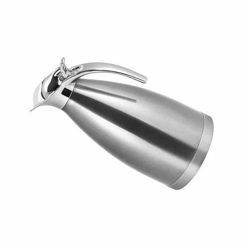 Vakuumisolierte Thermokanne aus Edelstahl, Wärmflasche, 2 L, Rot, Blau, Silber, Gold, für das Heimbüro (2L)