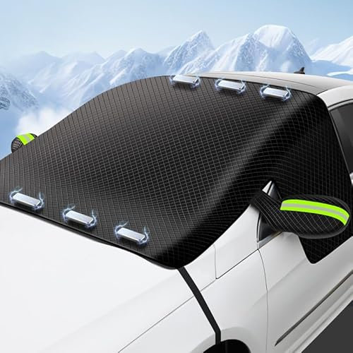Für Dodge RAM 1500 2000-2024 Windscreen Cover Car Windscreen Cover Winter,Windscreen Cover for Against Snow,Ice,Frost,UV,Suitable for Most Cars,A