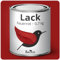 Berico Acryllack - Feuerrot - 0,7 Kg - 4in1 Lack Buntlack Möbelfarbe Möbellack - Für Innen und Außen