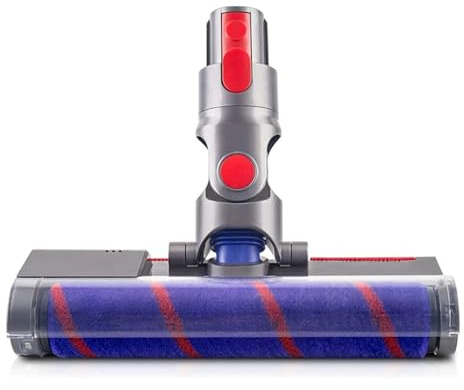 Tête De Brosse À Rouleau Souple, Compatible Avec Les Aspirateurs Balais Sans Fil Dyson V7, V8, V10, V11, SV12, V15, Fixation For Parquet
