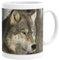 Merchandise for Fans Becher aus Keramik - 330 ml Motiv: Wolf/Grauwolf Porträt (01)
