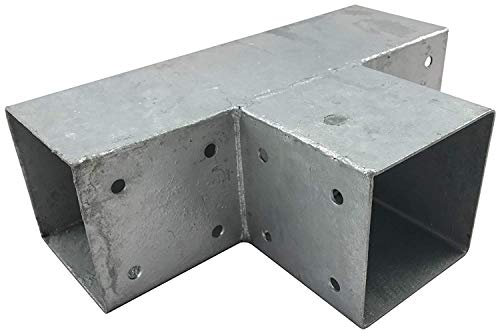 Loggyland Connettore per Legno, Connettore ad Angolo, Connettori Post per 3 X3 x Kantholzbalken 90 x 90 MM