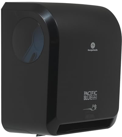 Pacific Blue Ultra 8 High-Capacity Automated Touchless Paper Towel Dispenser by GP PRO (Georgia-Pacific); Black; 59590; 12.9 W x 9 D x 16 H; 1 Dispenser